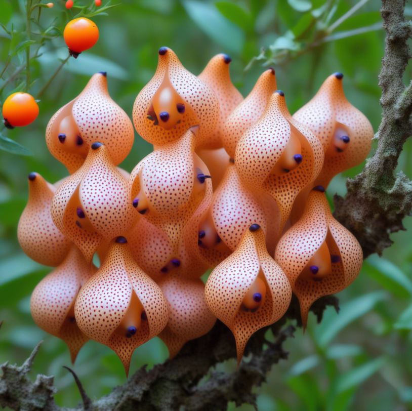 Unique Yellow Orchid Resembling Birds