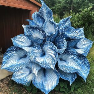 Hosta 'Blue Waves'