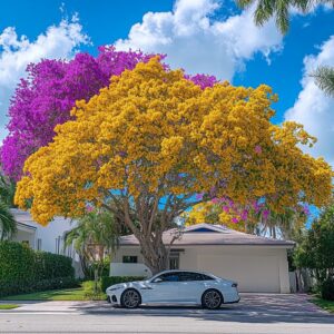 Jacaranda Tree 'Golden Bloom'