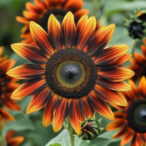 Sunflower 'Fiery Eclipse'