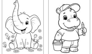 4 Year Old Coloring Pages (Free PDF Printables)