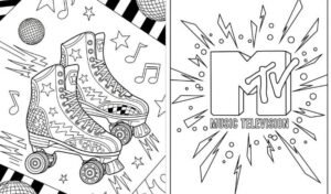 80s coloring pages