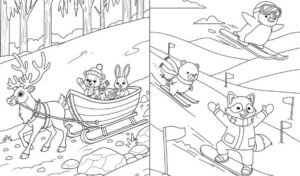 Winter Coloring Pages