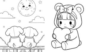 coloring pages 5 year old girl