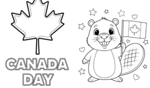 canada day coloring pages for kids