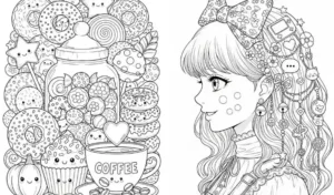 cute coloring pages for adults