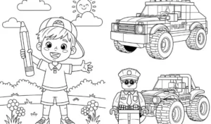 cute coloring pages for boys