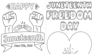 juneteenth coloring pages for kids