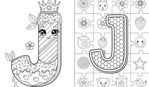 letter j coloring pages