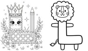 letter l coloring pages